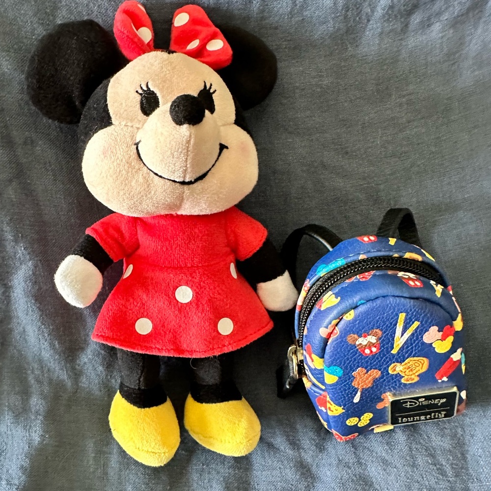 Disney Plush Toy with Backpack - Red and Yellow